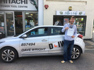 Jamie Driving Lessons Isle of Wight Pass