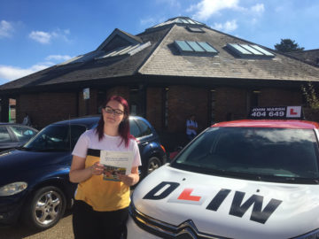 Zoe Driving Lessons Isle of Wight Pass